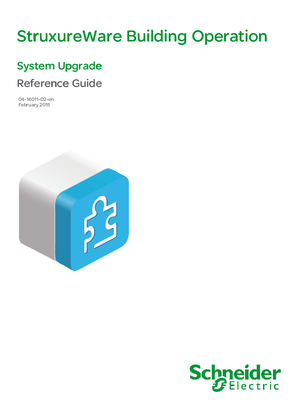SBO GUIDES TECHNIQUES GB 2015-02 System Upgrade Reference Guide